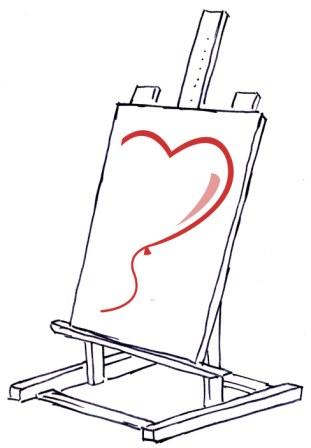 easel